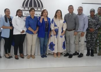 Presidenta Ejecutiva del Conani, Ligia Pérez Peña, y Directora Ejecutiva, Alexandra Santelises del conani .realizan en cuentro en este municipio fronteriza