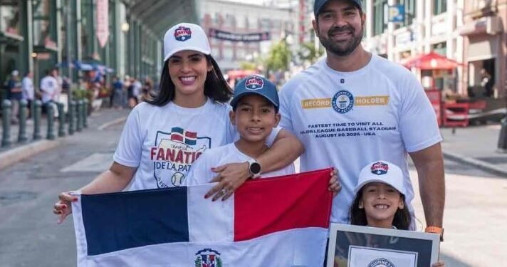 Dominicano logra un Guinnes al visitar 30 estadios GL en 25 días