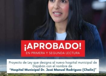 Diputada Daritza Zapata logra Aprobacion Que designa al nuevo hospital de dajabon Dr Jose Manuel Rodriguez Chelin