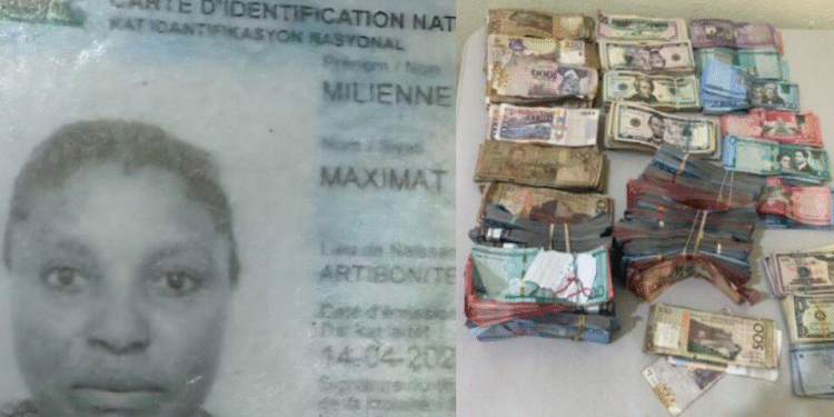 Ejército detiene haitiana con RD$3.5 millones y otras divisas