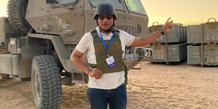 Vargavila Riverón visita la frontera Israel-Palestina-Egipto, donde describe el dramático panorama que vive la población de Gaza en el conflicto de Medio Oriente.