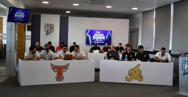 Aguilas, Gigantes, Toros y Leones en el draft round robin
