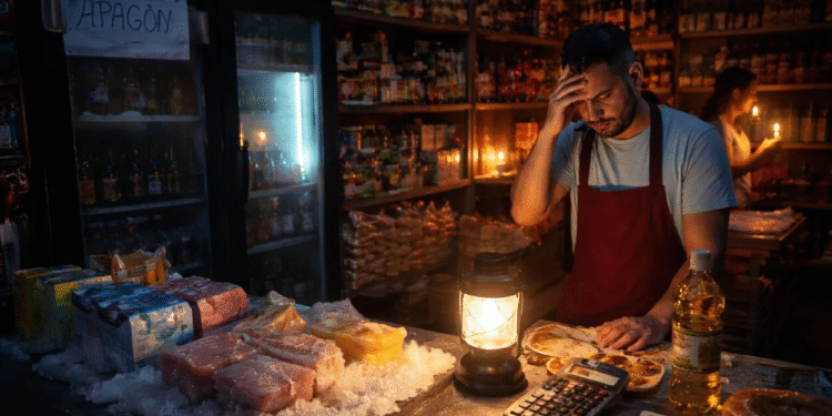 Mipymes perdieron 300 millones de pesos por apagón Nacional