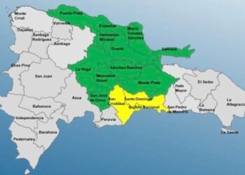 Distrito Nacional y 13 provincias de RD en alerta por una vaguada