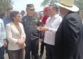 Ministro de industria  Comercio y mipymes Eduardo San Lobaton realiza  recorrido  alrededores del Mercado fronterizo dajabon