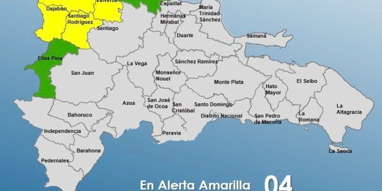 El COE coloca cuatro provincias en alerta amarilla y 2 en verde