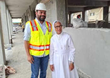 Construcción de nuevas aulas en Centro Educativo FMA Salesianas de Cristo Rey avanza de forma acelerada y estarán listas antes del próximo año escolar 2026-2027
