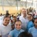 Presidente Abinader inaugura techado multiuso escolar en Duvergé para ampliar las actividades educativas y deportivas en beneficio de más 388 estudiantes y de toda la comunidad*