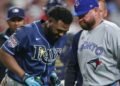 Junior Caminero sin fractura tras pelotazo Juego de Estrellas