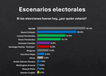 Encuesta: PRM y David Collado lideran preferencias para 2028