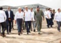 Presidentes de RD y Honduras llegan a la frontera y recorren muro fronterizo de Dajabón