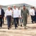 Presidentes de RD y Honduras llegan a la frontera y recorren muro fronterizo de Dajabón
