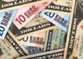 Dólar bajó 10 cts. y euro subió; eran vendidos a $58.86 y $70.36